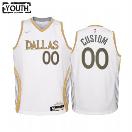 Maillot Basket Dallas Mavericks Personnalisé 2020-21 City Edition Swingman - Enfant